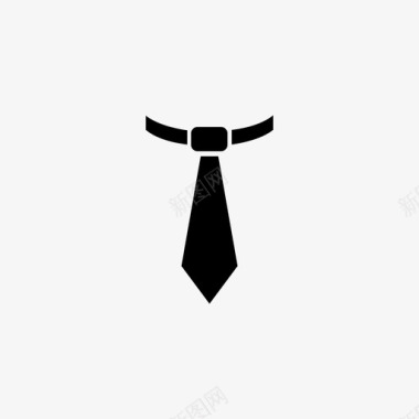 领带领带结悸动图标图标