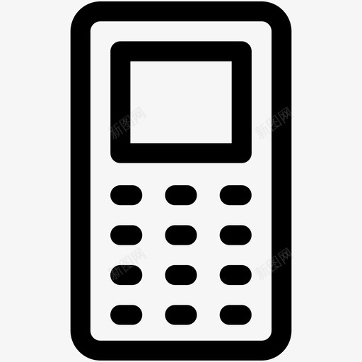 手机键盘电话智能手机图标svg_新图网 https://ixintu.com 手机 智能手机 电子图标集 键盘电话