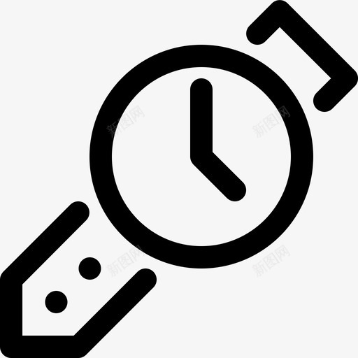 手表iwatch智能手表图标svg_新图网 https://ixintu.com iwatch 可穿戴 手表 时间 智能手表 空气线图标