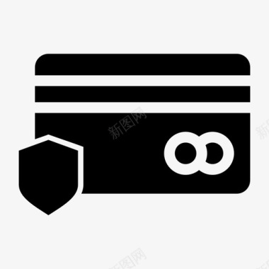 银行卡安全刷卡安全资金图标图标