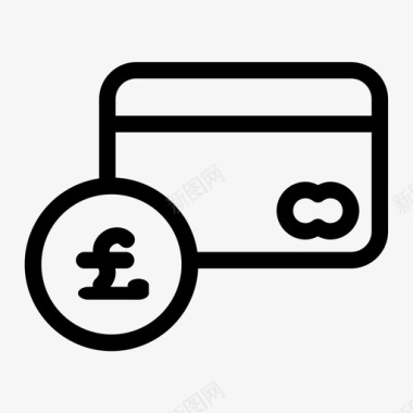 自动取款机英国现金图标图标