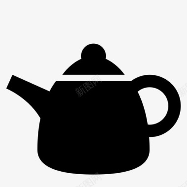 茶壶饮料水壶图标图标