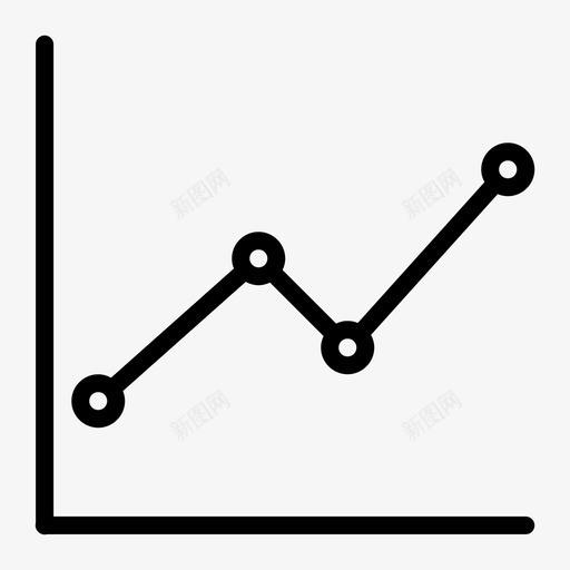 分析业务收益图标svg_新图网 https://ixintu.com 业务 业务线 分析 图表 折线图 报表 收益 财务