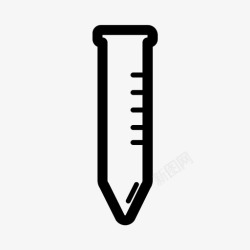 化学实验室设备离心管实验室试管图标高清图片