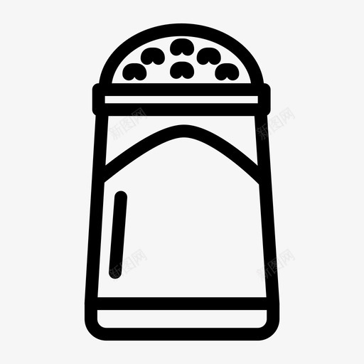 盐瓶胡椒粉调味料图标svg_新图网 https://ixintu.com 盐瓶 胡椒粉 调味料 食品和饮料
