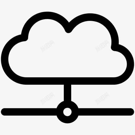 云共享云计算云网络图标svg_新图网 https://ixintu.com 云共享 云网络 云计算 云计算可爱的图标 社交媒体 网络空间