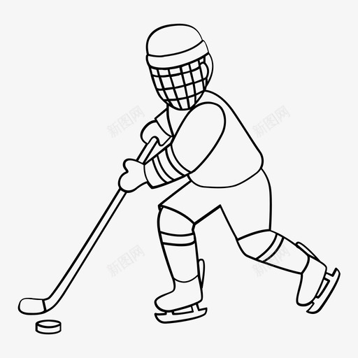 冰球加拿大球员图标svg_新图网 https://ixintu.com 冰球 加拿大 溜冰场 球员 运动我概述