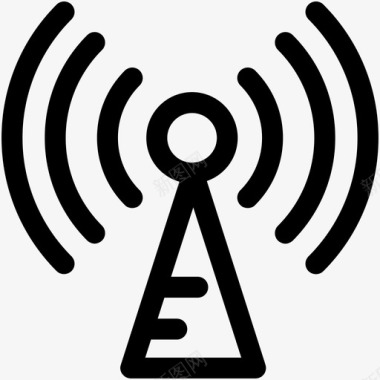 wifi区域无线互联网无线保真度图标图标