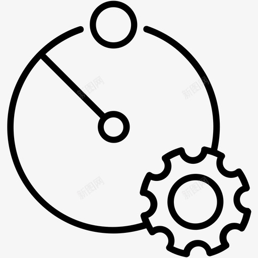 定时器设置齿轮照片图标svg_新图网 https://ixintu.com 定时器设置 照片 秒表 美味照片 齿轮