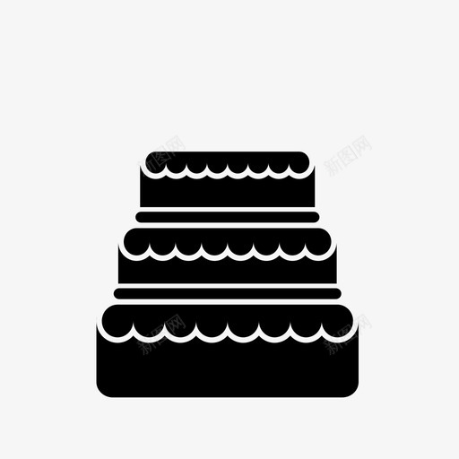 蛋糕生日蛋糕庆祝蛋糕图标svg_新图网 https://ixintu.com 三层蛋糕 庆祝蛋糕 我的婚礼 派对蛋糕 生日蛋糕 蛋糕