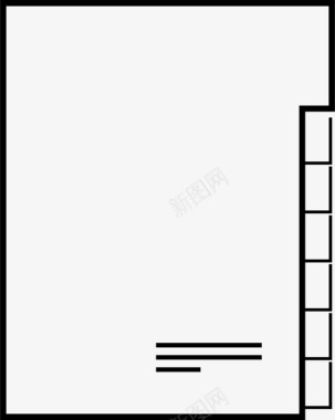 文件夹空白文件公文包图标图标