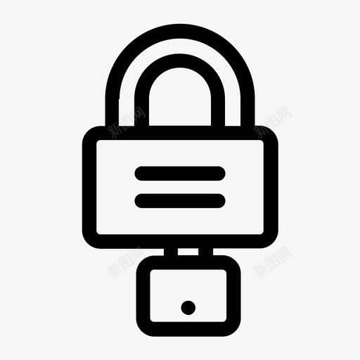 锁成就钥匙图标svg_新图网 https://ixintu.com 安全 成就 挂锁 解锁 钥匙 锁