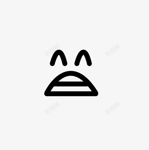 疼痛情绪表情图标svg_新图网 https://ixintu.com 情绪 牙齿 疼痛 脸 表情 面部表情