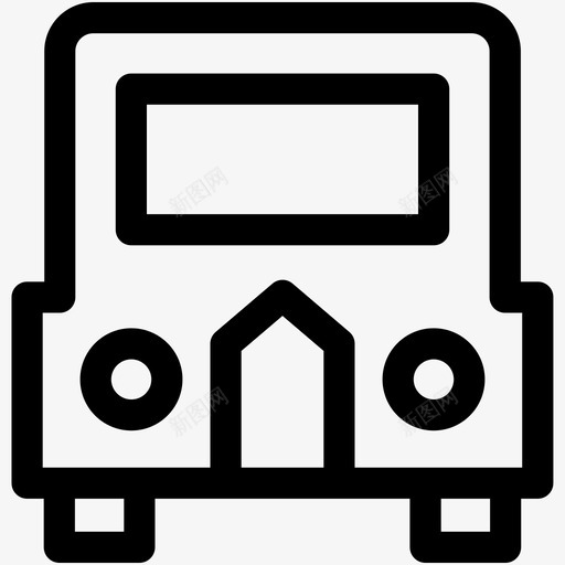 长途汽车公共汽车交通工具图标svg_新图网 https://ixintu.com 交通工具 交通工具可爱的图标 公共汽车 长途汽车