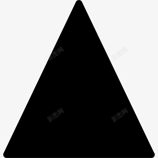 三角形形状形状实心图标svg_新图网 https://ixintu.com 三角形 形状 形状实心图标