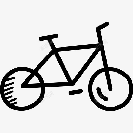 自行车车辆踏板图标svg_新图网 https://ixintu.com 活动 测电表 自行车 踏板 车辆 运动 运动手绘涂鸦 钟 链条