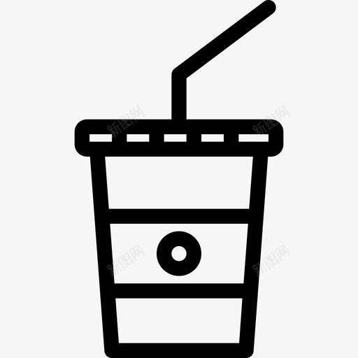 冷饮咖啡咖啡杯图标svg_新图网 https://ixintu.com 冷饮 咖啡 咖啡杯 外卖咖啡 手工艺品 热咖啡 饮料