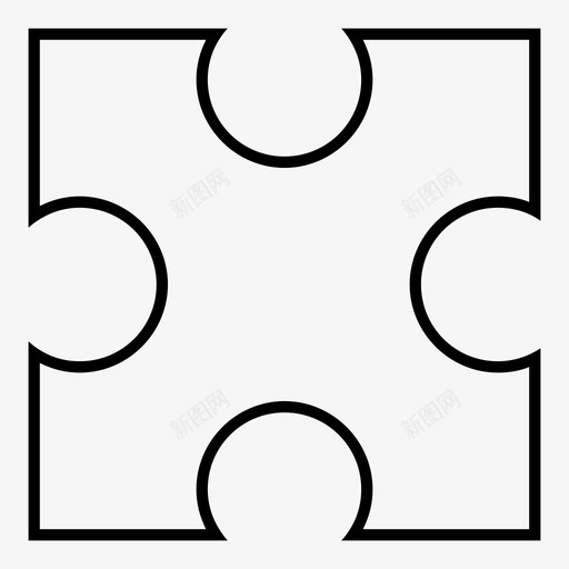 拼图块游戏谜题图标svg_新图网 https://ixintu.com 拼图块 游戏 游戏谜题排列 谜题