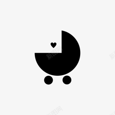 新生儿婴儿爱快乐图标图标