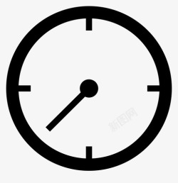 时钟形计时器时钟持续时间图标高清图片