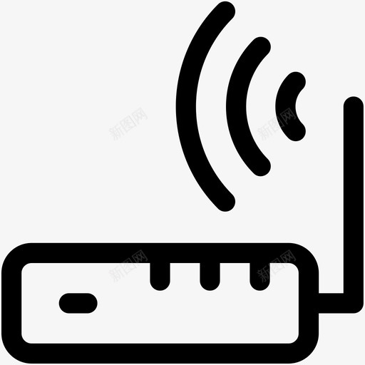 wlan网络无线网络wifi调制解调器图标svg_新图网 https://ixintu.com internet internet可爱图标 wifi调制解调器 wlan网络 无线网络 设备 路由器 连接 链路