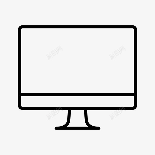 计算机桌面显示器图标svg_新图网 https://ixintu.com mac 显示器 桌面 系统 计算机