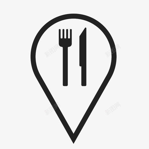 餐厅酒吧晚餐图标svg_新图网 https://ixintu.com 午餐 吃 晚餐 酒吧 餐厅