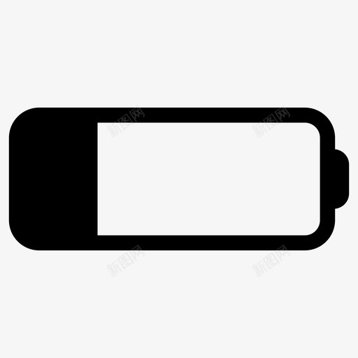 低电量电池状态充电图标svg_新图网 https://ixintu.com 低电量 充电 功率 电池状态 能量