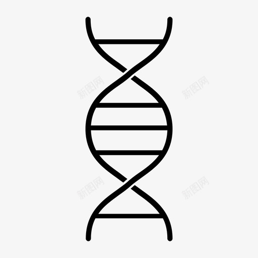dna生物学基因图标svg_新图网 https://ixintu.com dna 四门科学 基因 生命 生物学 科学