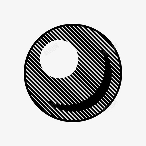 球体圆形三维图标svg_新图网 https://ixintu.com 三维 体积 圆形 球体