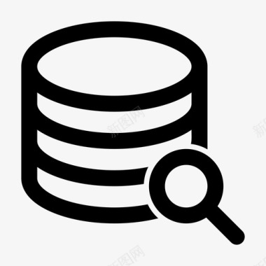 搜索数据库布尔逻辑存储图标图标
