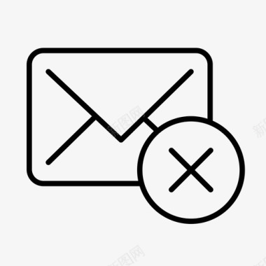 删除邮件邮件不工作邮件连接丢失图标图标