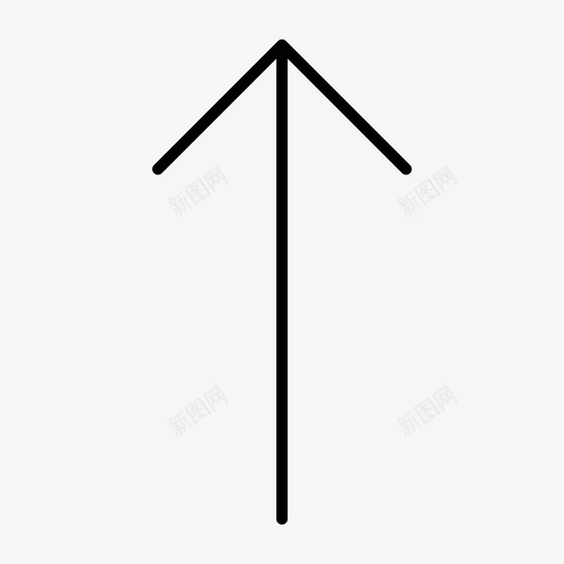 向上箭头上箭头经典向上箭头图标svg_新图网 https://ixintu.com 上箭头 上载 向上箭头 基本 经典向上箭头