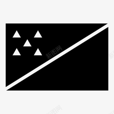 所罗门群岛国家国旗图标图标