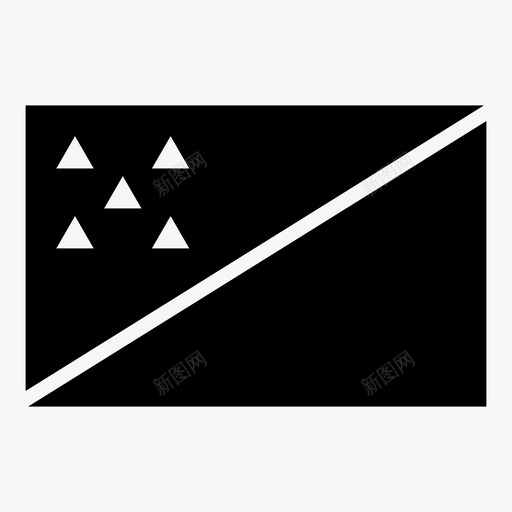 所罗门群岛国家国旗图标svg_新图网 https://ixintu.com 几何图形 国家 国旗 所罗门群岛 旗帜 标识