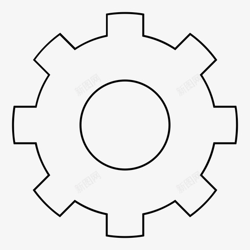 设置档位棘轮图标svg_新图网 https://ixintu.com 档位 档位设置 棘轮 设置 车轮