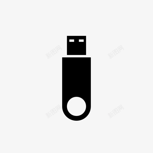 pendrive数据存储usb图标svg_新图网 https://ixintu.com pendrive usb usb存储 办公设备 数据存储