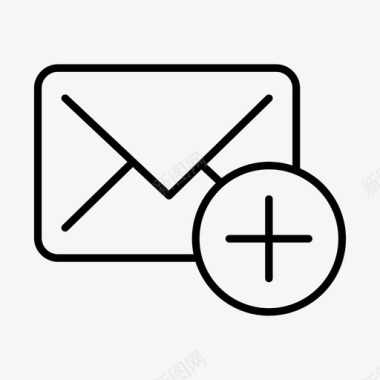添加邮件添加联系人添加电子邮件图标图标