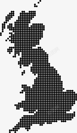 大不列颠英国圆圈圆点图标高清图片
