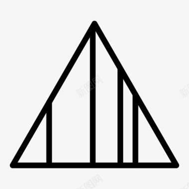 三角形抽象形状图标图标