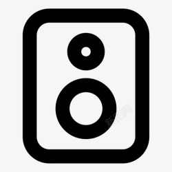 高保真声音扬声器音频高保真图标高清图片