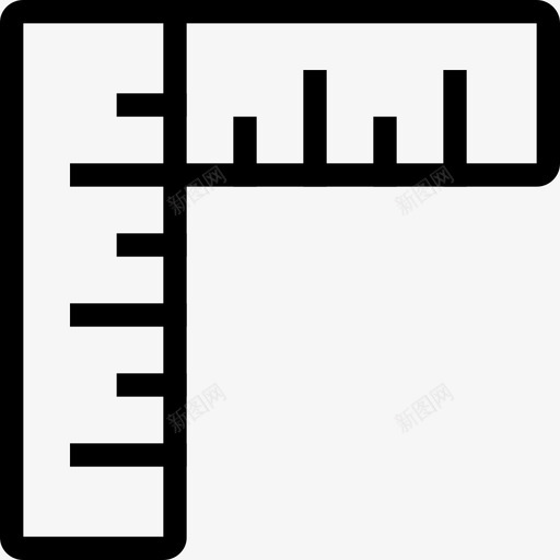 尺子内容数学图标svg_新图网 https://ixintu.com dottie 内容 学校 尺子 数学 测量