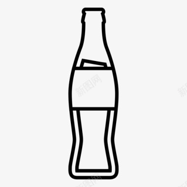 汽水瓶可乐饮料图标图标