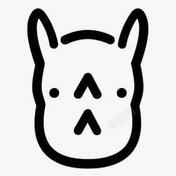 角鼻龙犀牛角鼻角图标高清图片