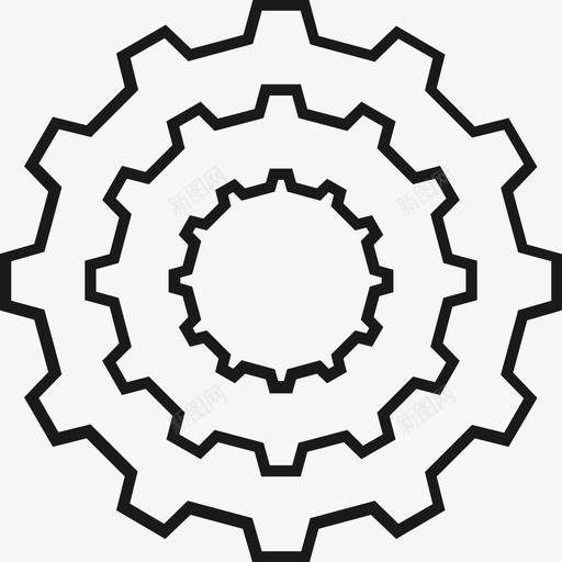 几何图形旋转比例图标svg_新图网 https://ixintu.com 位置 几何图形 反射 圆 方向 旋转 比例 混合 点 轮子 齿轮