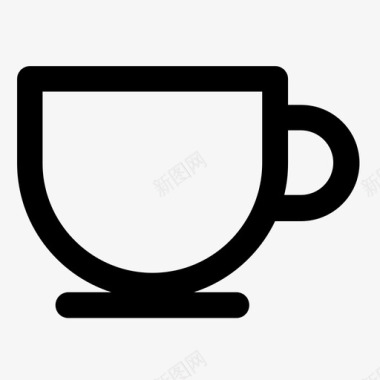 咖啡杯糖早上图标图标
