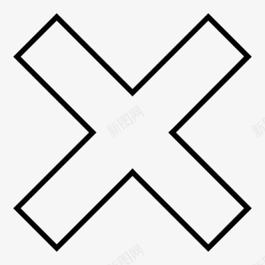 取消关闭删除图标图标