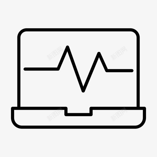 笔记本电脑心跳笔记本电脑接口macbook图标svg_新图网 https://ixintu.com macbook 上网本 屏幕警告 工作站 笔记本电脑心跳 笔记本电脑接口 笔记本电脑通知