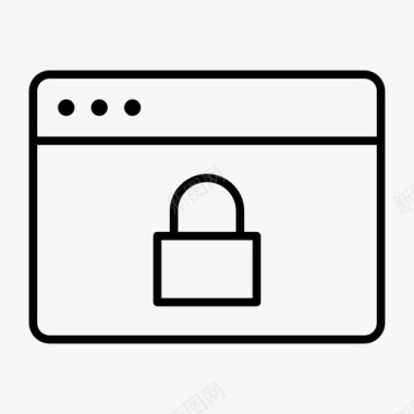 锁定web浏览器浏览器通知internet浏览器图标图标