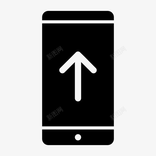 智能手机上传手机iphone图标svg_新图网 https://ixintu.com iphone 手机 技术 智能手机上传 触摸屏